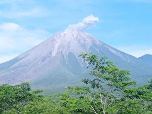 Gunung Semeru Pagi Ini 2 Kali Erupsi, Status Level Siaga