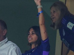 Potret Istri Messi Nonton Argentina Menang Piala Dunia, Tegang Hingga Senang