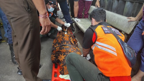 Jaksa senior Kejati Bali Putu Suparta Jaya meninggal dunia usai berolahraga pagi di Ekowisata Subak Sembung, Desa Peguyangan, Kecamatan Denpasar Utara, Kota Denpasar. (I Wayan Sui Suadnyana/detikBali)