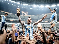 Lionel Messi berhasil mengantarkan Argentina menjadi juara Piala Dunia 2022. (Foto: Getty Images/Marvin Ibo Guengoer - GES Sportf)
