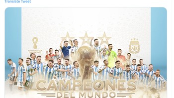 Tentu warga Argentina tak dapat menyembunyikan rasa girangnya. Foto: Twitter