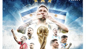 Argentina adalah juara dunia. Foto: Twitter