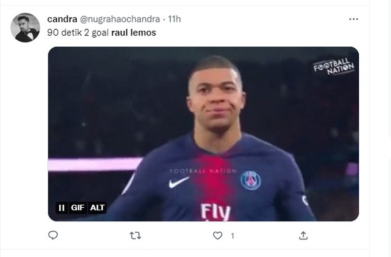 Meme Mbappe Mirip Raul Lemos