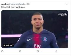 Meme Kocak Kylian Mbappe Dikira Raul Lemos Bikin Ngakak