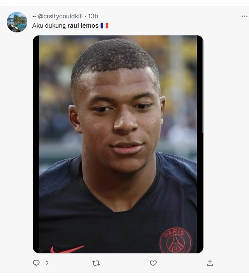 Meme Mbappe Mirip Raul Lemos