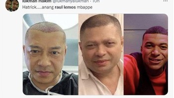 Hatrick semalam diciptakan Anang, Raul Lemos dan Mbappe. Foto: Twitter