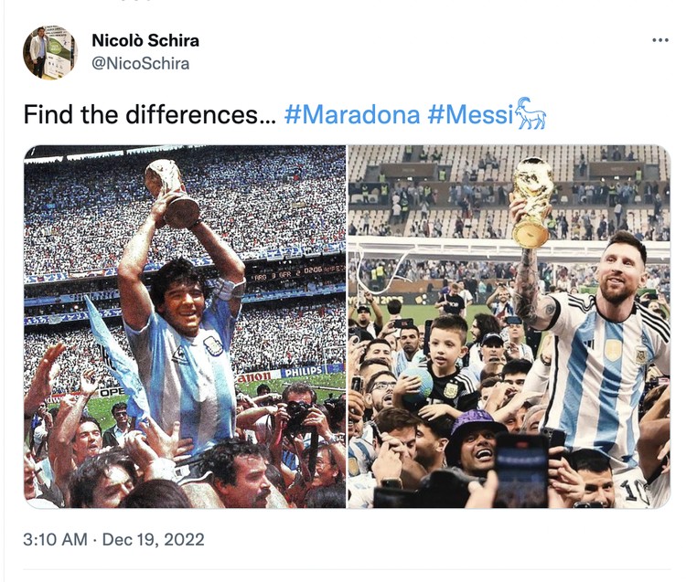 Meme Messi Maradona Meme Messi Maradona