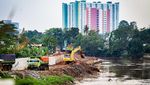 Menengok Progres Normalisasi Ciliwung di Cawang