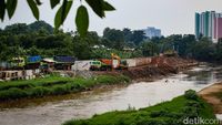 Menengok Progres Normalisasi Ciliwung Di Cawang