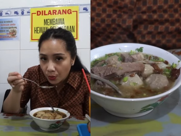 Nagita Slavina Warung Bakso Mas Kumis di Slipi favorit Nagita Slavina