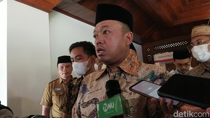 Nusron Wahid bertemu Gibran di Balai Kota Solo, Senin (19/12/2022).