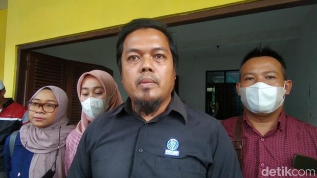 Penasihat hukum tersangka Dhio, Satria Budhi, di Magelang. Foto diambil Senin (19/12/2022).