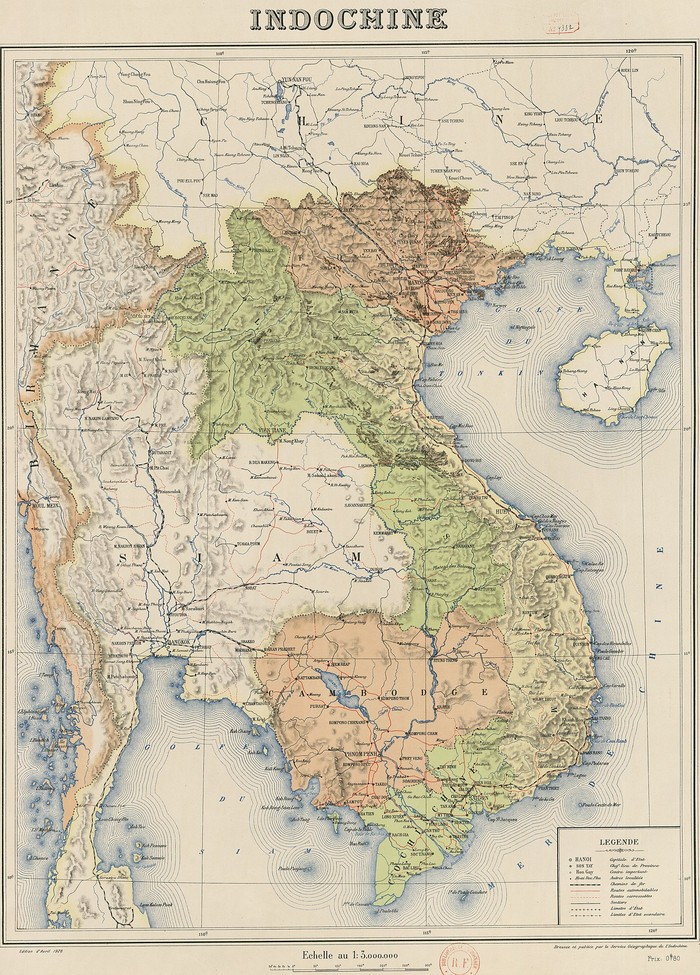 Peta Indochina 1928
