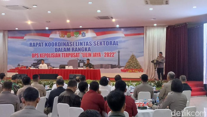 Polda Metro dan Pemprov DKI Jakarta gelar rakor bahas pengamanan natal dan tahun baru 2023.