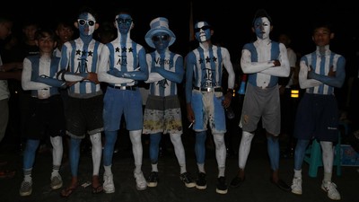 Potret Suporter Fanatik Timnas Argentina di Ternate