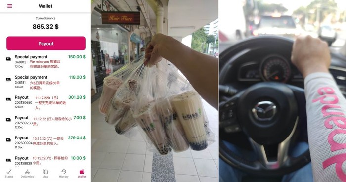 Raup Rp 9,8 Juta dalam 2 Hari, Pengantar Makanan Ini Curhat Pekerjaannya Jujur
