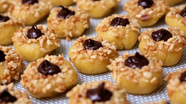 Resep Kue Thumbprint Cokelat Kacang