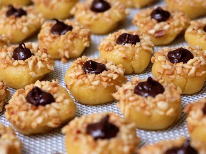 Resep Kue Thumbprint Cokelat Kacang
