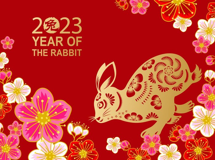 Ilustrasi shio di tahun kelinci air 2023 Ilustrasi shio di tahun kelinci air 2023