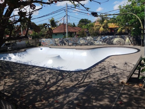 Potret skatepark di Bali.