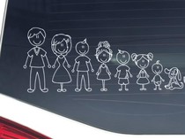 Bahaya Pasang Stiker Happy Family di Mobil, Ini Faktanya!