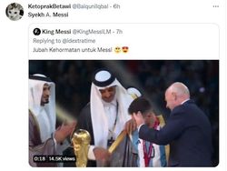 Perkenalkan, Syekh Lionel Messi