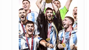 Syekh Lionel Messi. Foto: Twitter