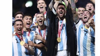 Syekh Ali Onei Messi wal Sohibul Al-Argentinah.. Foto: Twitter