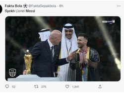 Perkenalkan, Syekh Lionel Messi