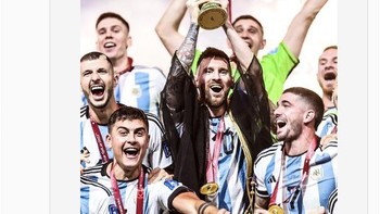 Syekh Lionel Messi Al-Argentina. Foto: Twitter