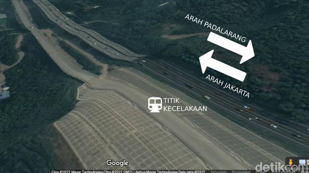 Visualisasi titik kecelakaan kereta proyek KCJB