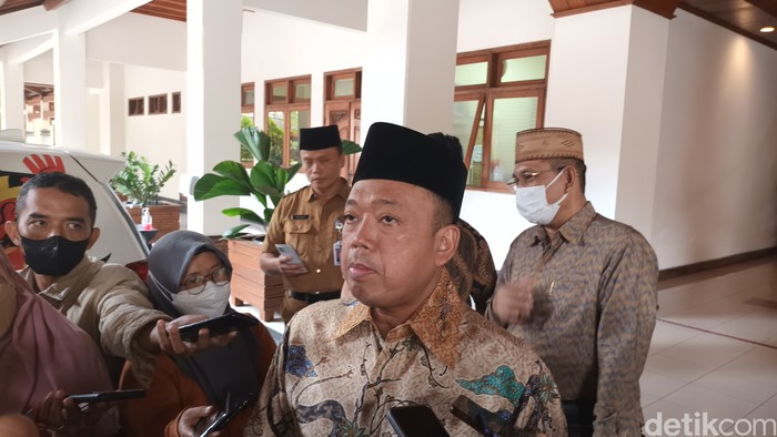 Wakil Ketua PBNU Nusron Wahid di Balai Kota Solo, Senin (19/12/2022).