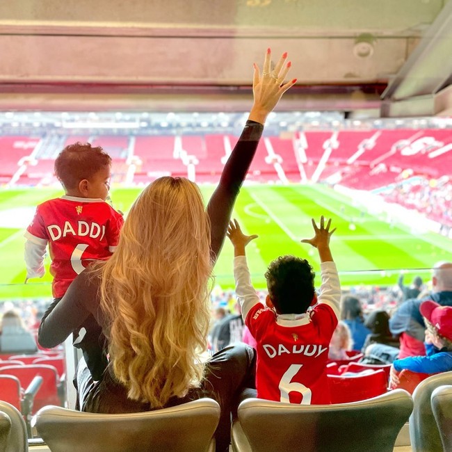 Zulay dikaruniai dua anak yakni Labile Shakur Pogba dan Keyaan Zaahid Pogba.Foto: Instagram