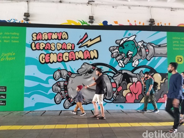 6 Mural Karya Seniman Indonesia di Terowongan Kendal