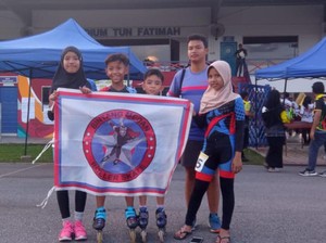 Atlet Sepatu Roda Asal Medan Raih 9 Medali di Melaka Open 2022