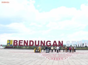 Diresmikan Jokowi, Bendungan Semantok Digarap Pakai Berbagai Teknologi