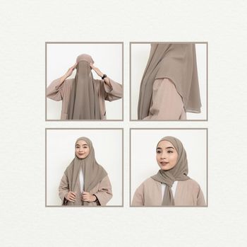 Brand hijab Yeppushop, salah satu brand yang mempopuler hijab instant.