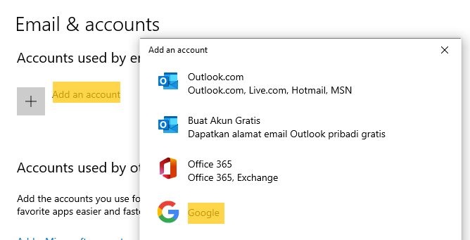 Ilustrasi cara logout akun Google.
