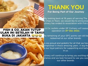 4 Fakta Fish n Co, Restoran Seafood yang Tutup Setelah 19 Tahun di Indonesia