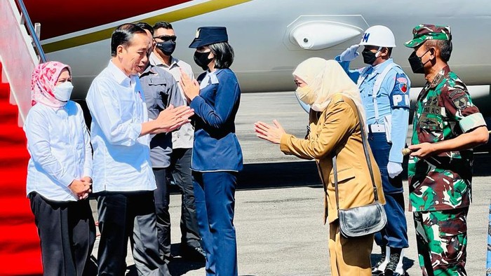 Jokowi kunker ke Jatim (Laily Rachev - Biro Pers Sekretariat Presiden)
