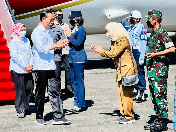 Jokowi kunker ke Jatim (Laily Rachev - Biro Pers Sekretariat Presiden)