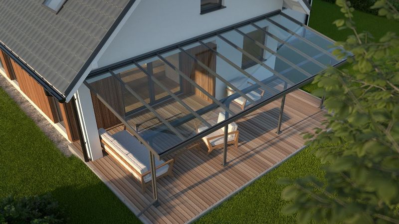 Kanopi model kaca