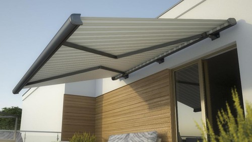 Kanopi model tanpa tiang.