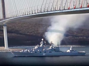 Jelang Latihan Perang, Kapal Rusia Berlayar ke Laut China Timur
