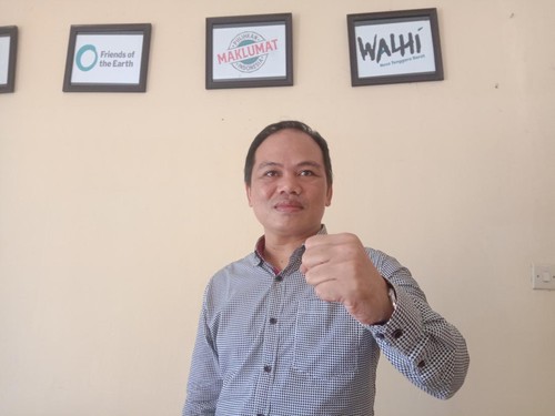 Direktur Utama Wahana Lingkungan Hidup (Walhi) Provinsi Nusa Tenggara Barat Amri Nuryadin.