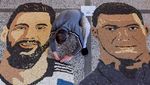 Kreatif! Seniman Kosovo Sulap Biji-bijian Jadi Wajah Messi dan Mbappe