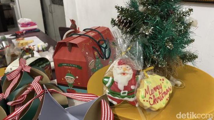 Kue kukis Natal di Sukabumi.