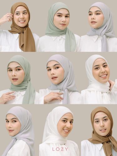 Lozy Hijab brand yang dikenal karena mempunyai banyak pilihan warna hijab polos mulai dari hijab pashmina hingga segi empat. Lozy Hijab brand yang dikenal karena mempunyai banyak pilihan warna hijab polos mulai dari hijab pashmina hingga segi empat.