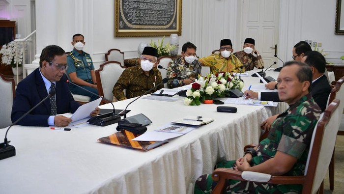 Maruf Amin menggelar pertemuan membahas sejumlah isu terkait Papua (dok. Setwapres)