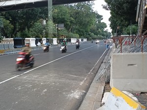 Massa Demo di Patung Kuda Bubar, Lalin Arah Istana Kembali Dibuka